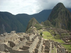 My First View of Machu Picchu